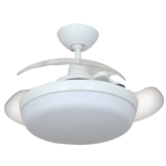 Iconic SWIFT MINI DC 38" 自動開合天花吊扇 (啞白色)